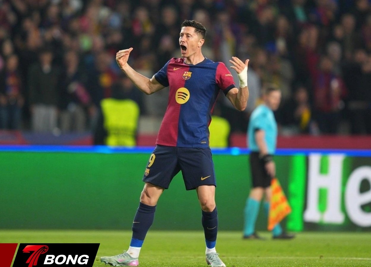 Robert Lewandowski đang khẳng định vị thế đầu tàu trên hàng công Barcelona